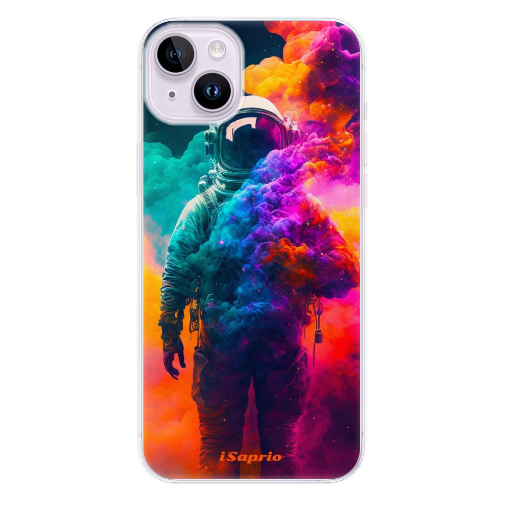 Odolné silikonové pouzdro iSaprio - Astronaut in Colors - iPhone 14 Plus