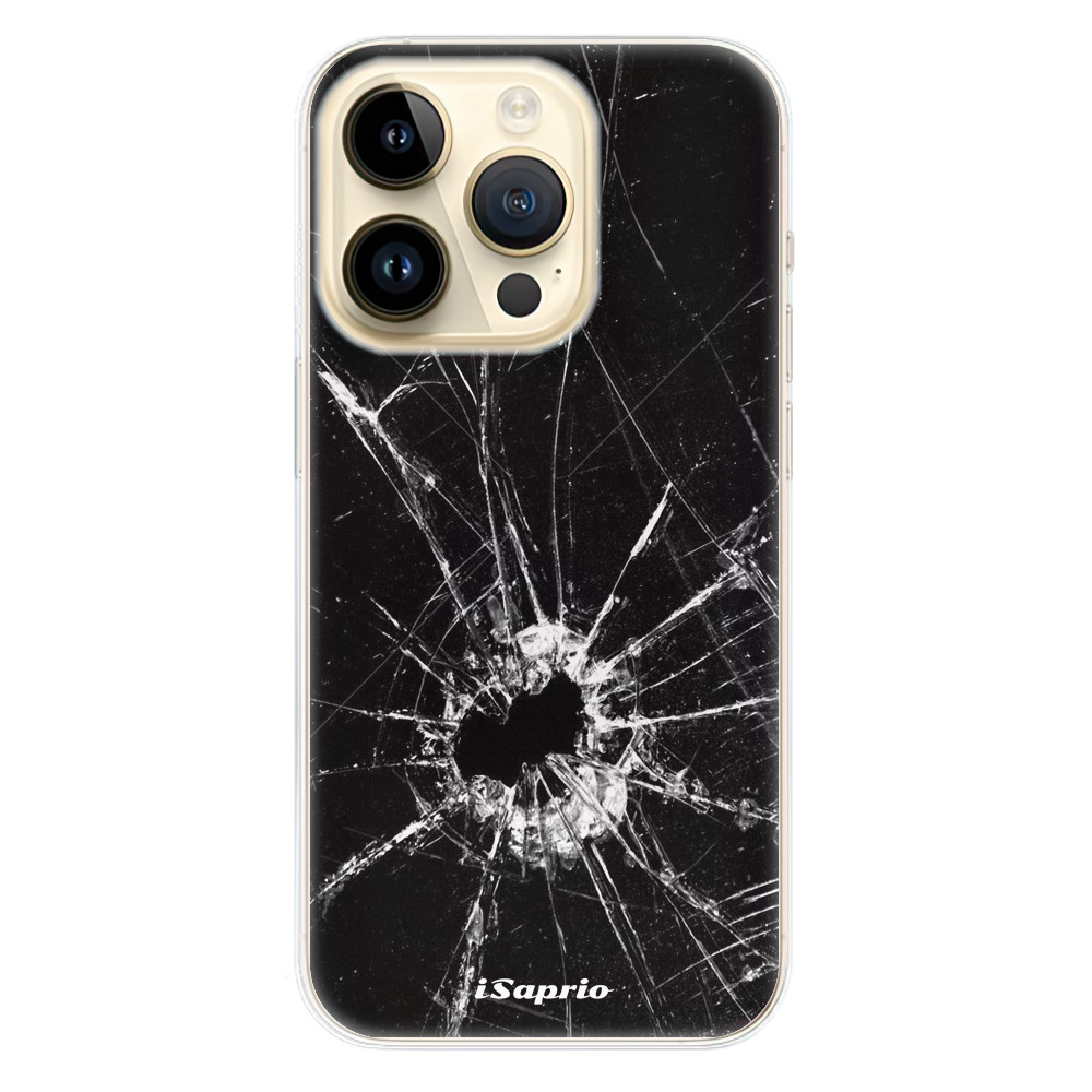 Odolné silikonové pouzdro iSaprio - Broken Glass 10 - iPhone 14 Pro