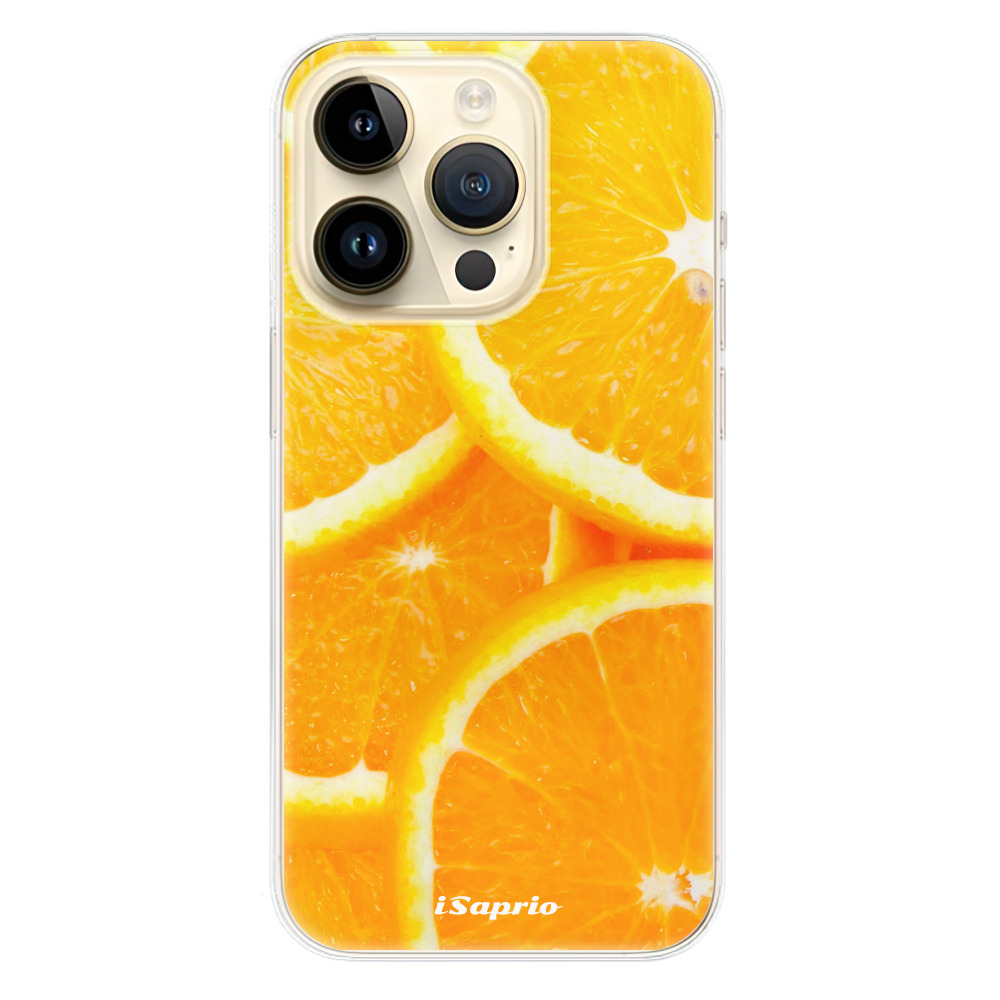 Odolné silikonové pouzdro iSaprio - Orange 10 - iPhone 14 Pro