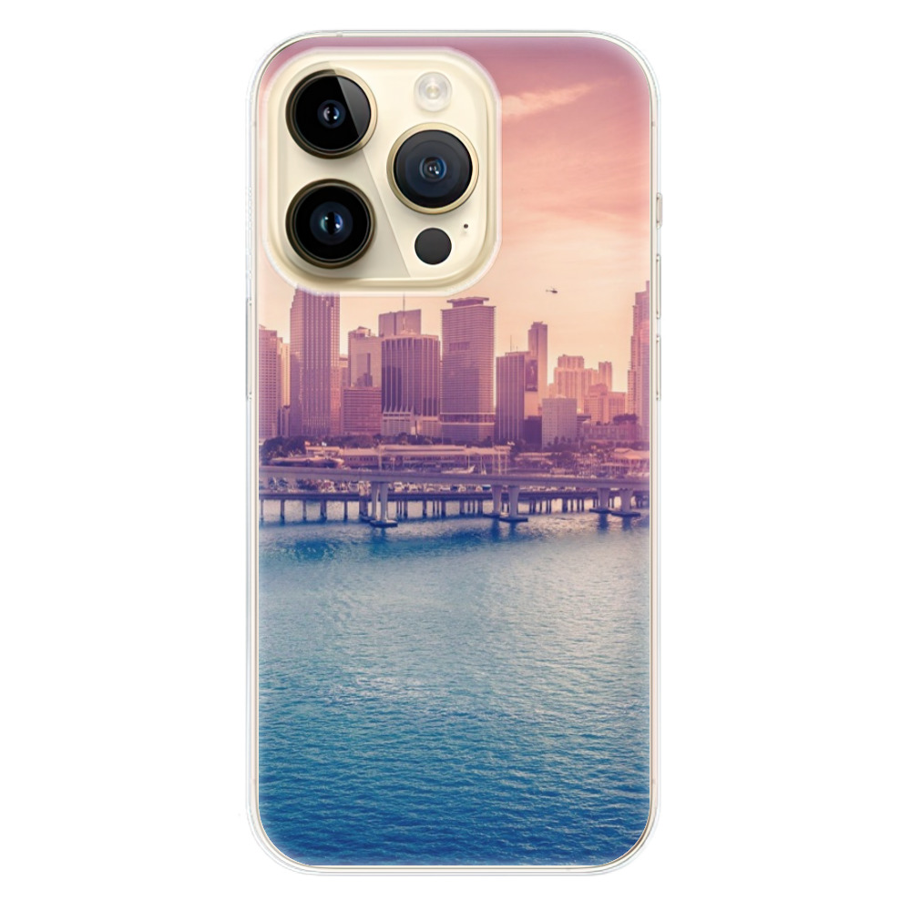 Odolné silikonové pouzdro iSaprio - Morning in a City - iPhone 14 Pro