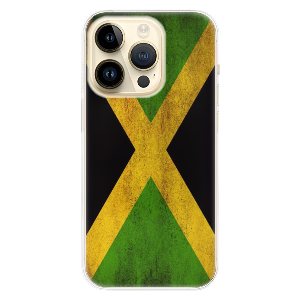 Odolné silikonové pouzdro iSaprio - Flag of Jamaica - iPhone 14 Pro