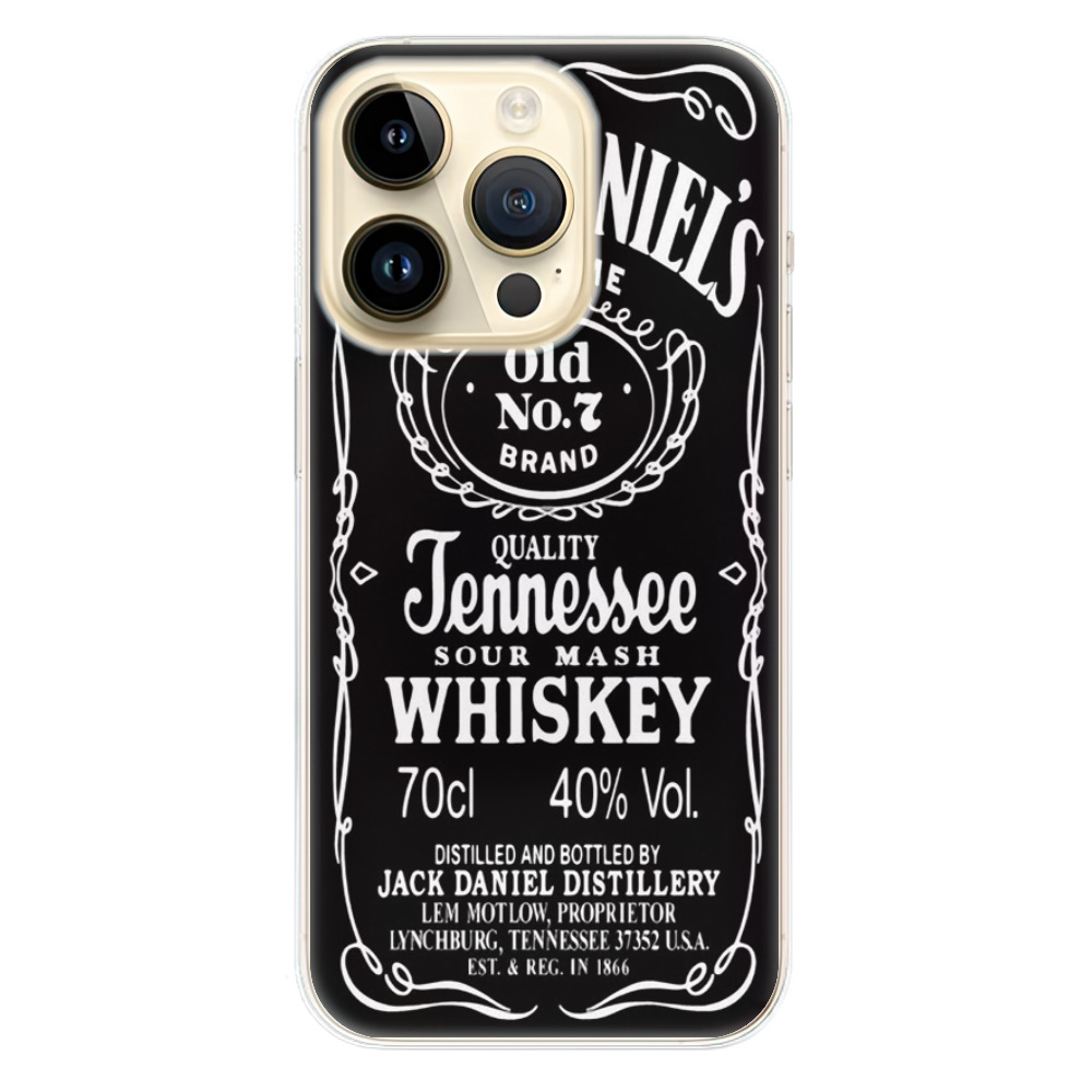 Odolné silikonové pouzdro iSaprio - Jack Daniels - iPhone 14 Pro