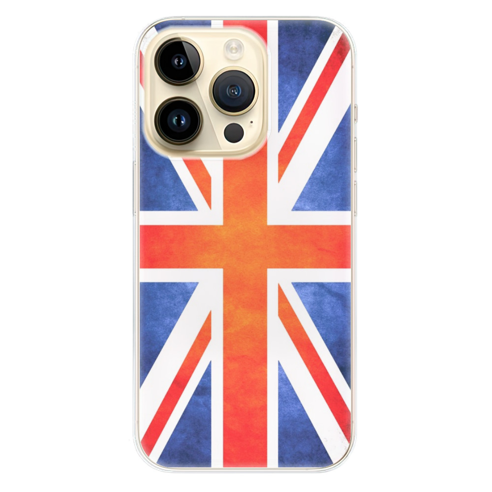 Odolné silikonové pouzdro iSaprio - UK Flag - iPhone 14 Pro