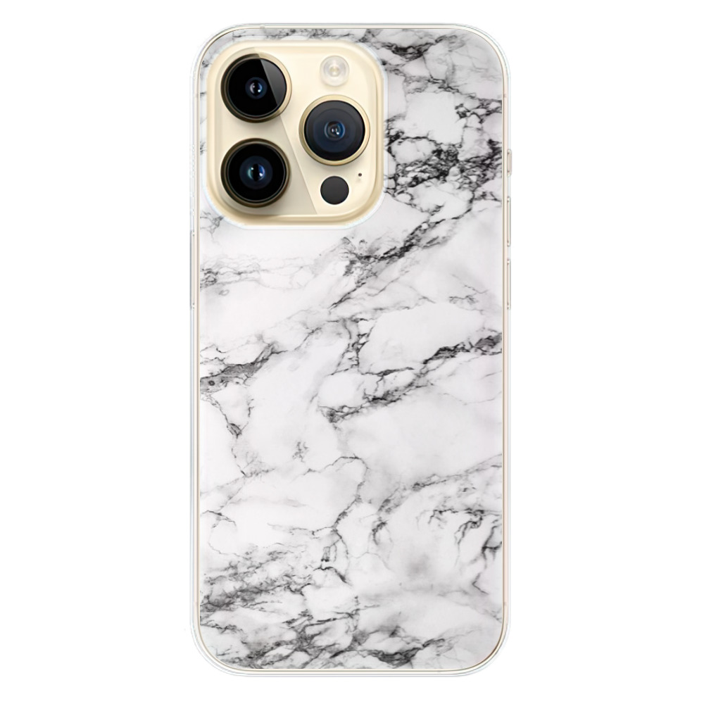 Odolné silikonové pouzdro iSaprio - White Marble 01 - iPhone 14 Pro