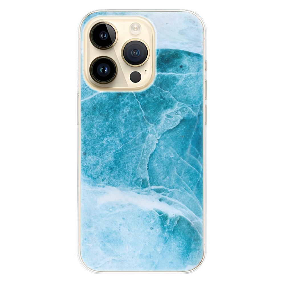 Odolné silikonové pouzdro iSaprio - Blue Marble - iPhone 14 Pro