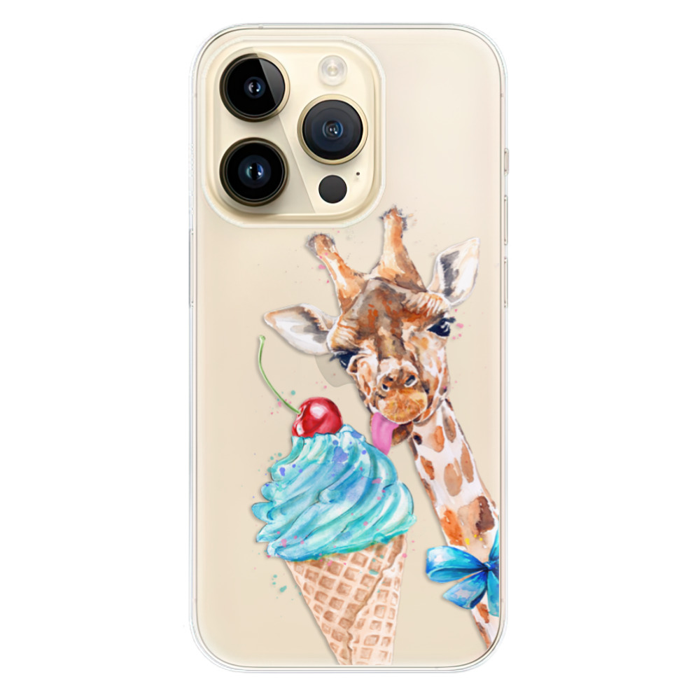 Odolné silikonové pouzdro iSaprio - Love Ice-Cream - iPhone 14 Pro