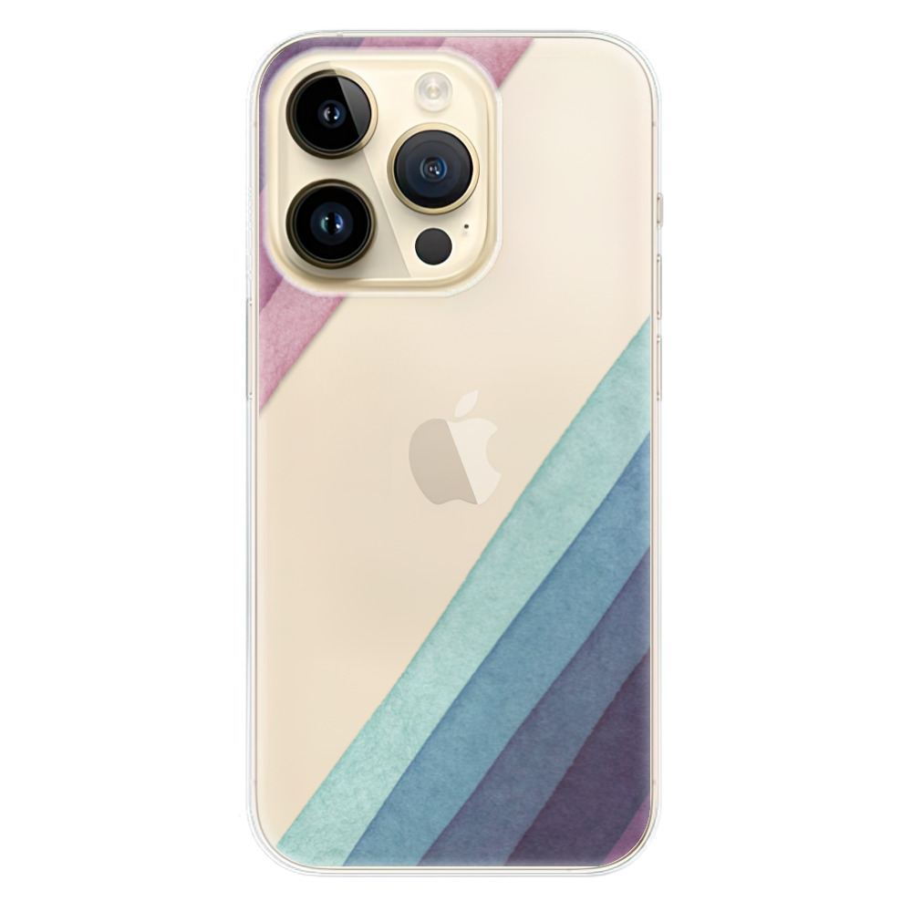 Odolné silikonové pouzdro iSaprio - Glitter Stripes 01 - iPhone 14 Pro