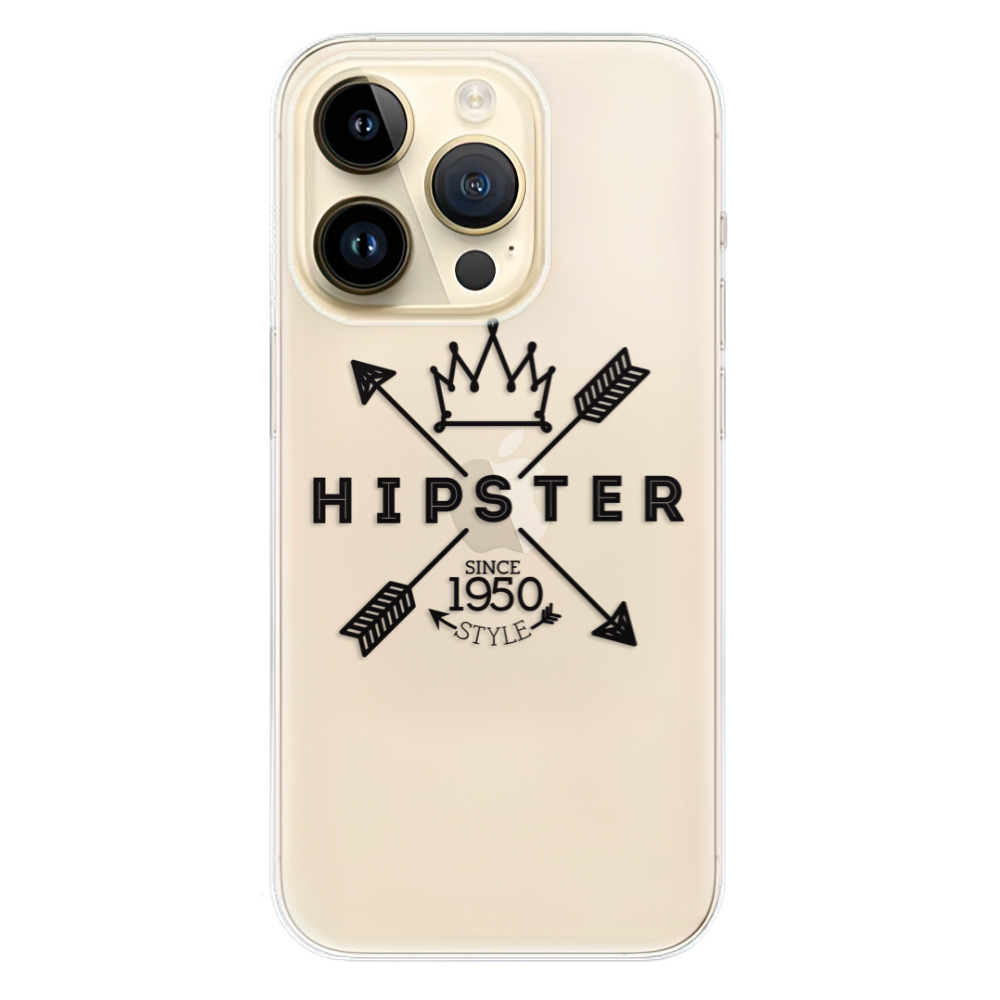 Odolné silikonové pouzdro iSaprio - Hipster Style 02 - iPhone 14 Pro