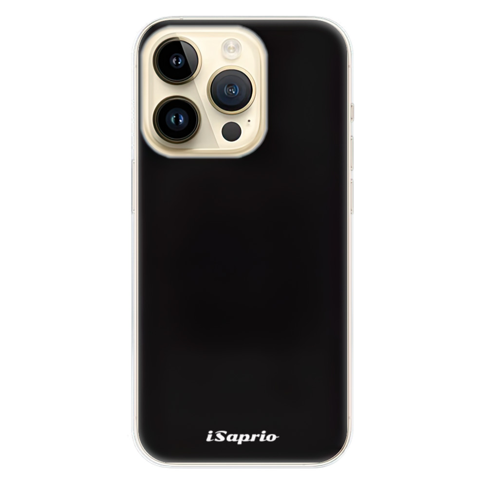Odolné silikonové pouzdro iSaprio - 4Pure - černý - iPhone 14 Pro