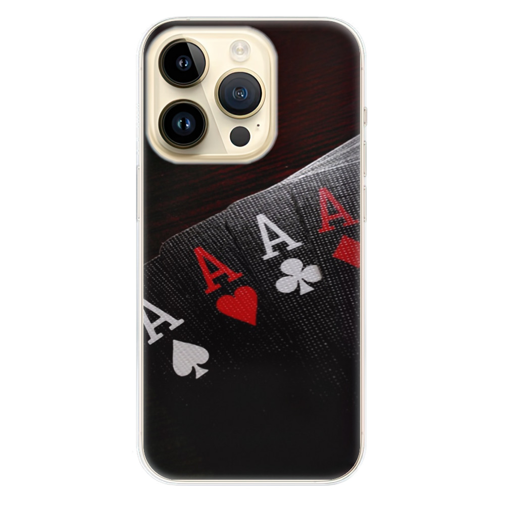 Odolné silikonové pouzdro iSaprio - Poker - iPhone 14 Pro