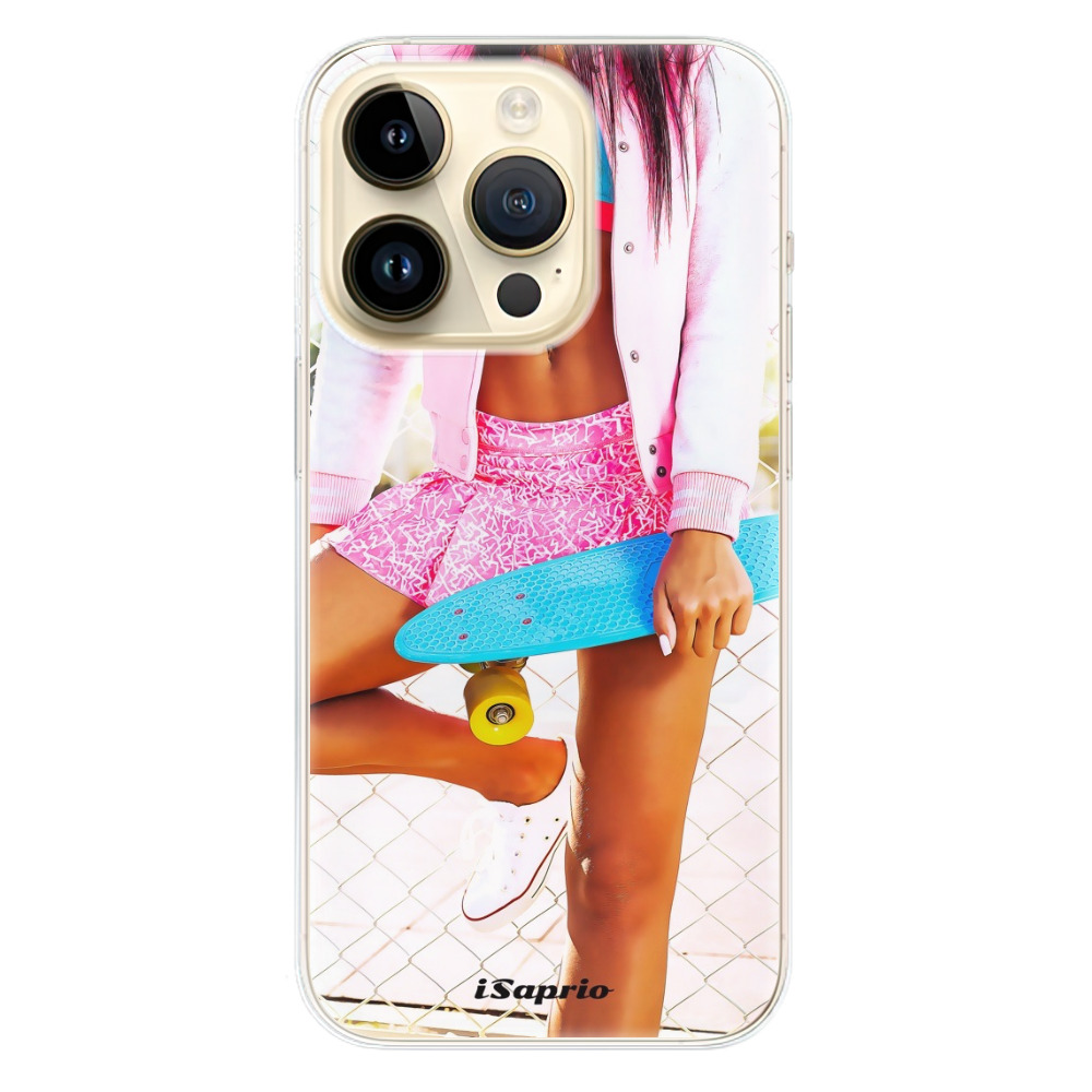 Odolné silikonové pouzdro iSaprio - Skate girl 01 - iPhone 14 Pro