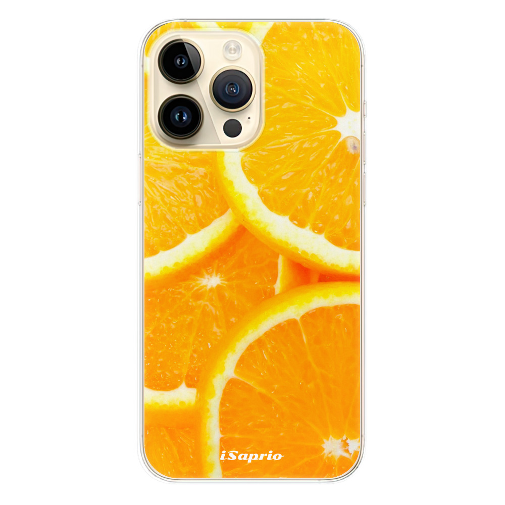 Odolné silikonové pouzdro iSaprio - Orange 10 - iPhone 14 Pro Max