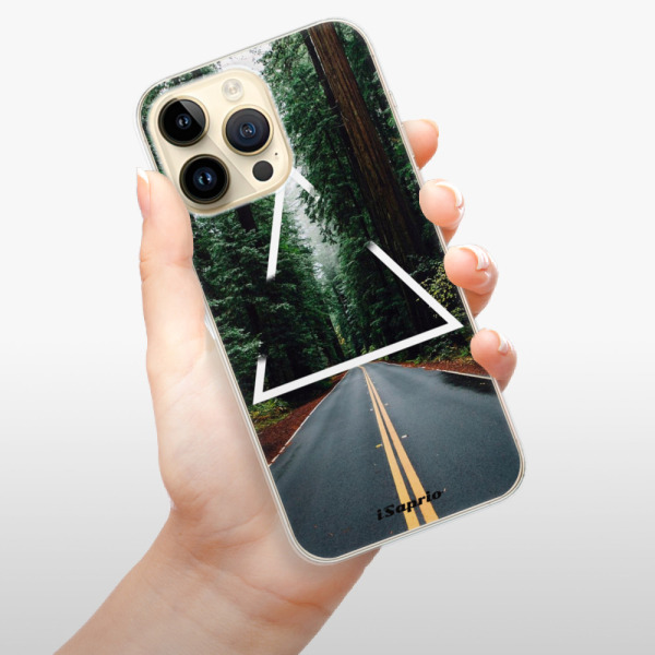 Silikonové pouzdro iSaprio - Apple iPhone 14 Pro Max VÝPRODEJ - Triangle 01