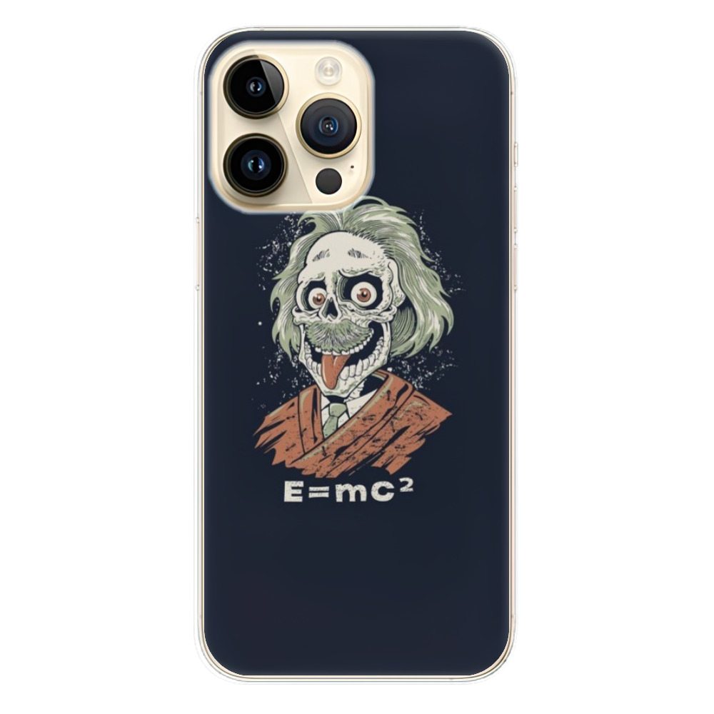 Odolné silikonové pouzdro iSaprio - Einstein 01 - iPhone 14 Pro Max