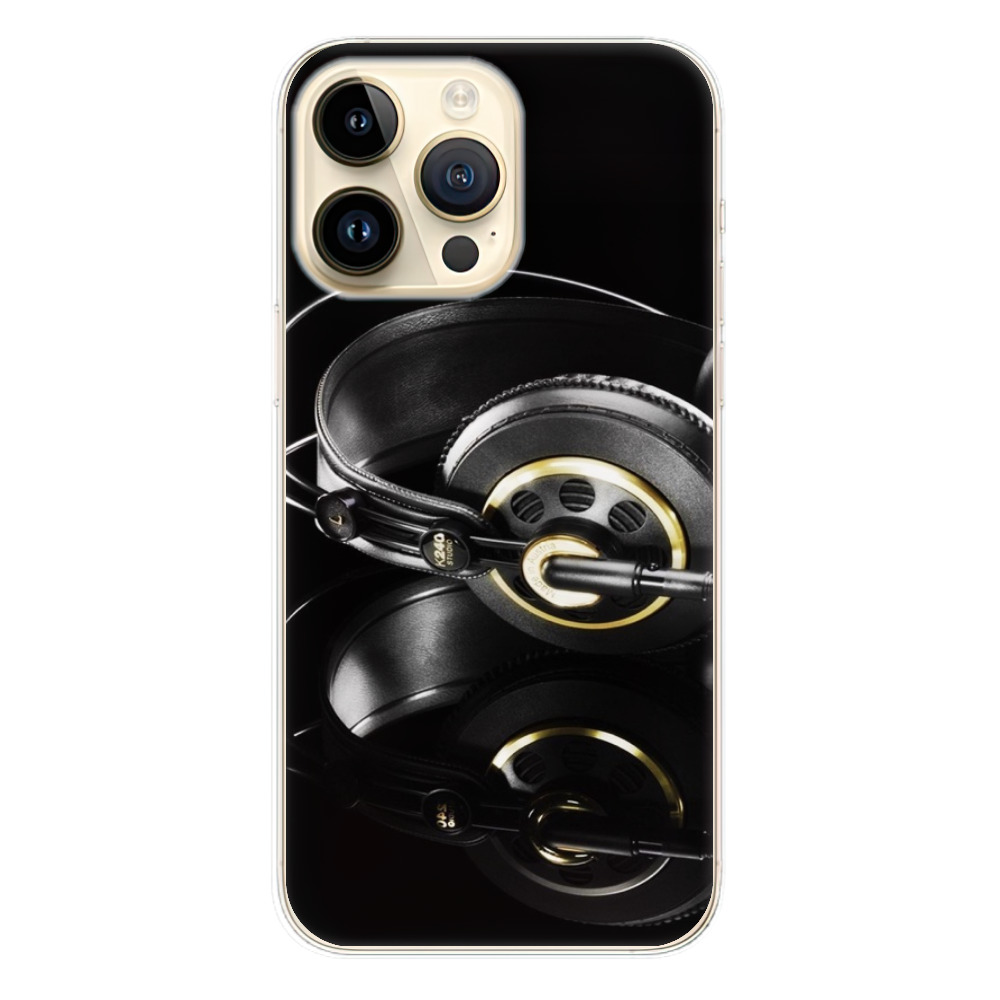 Odolné silikonové pouzdro iSaprio - Headphones 02 - iPhone 14 Pro Max
