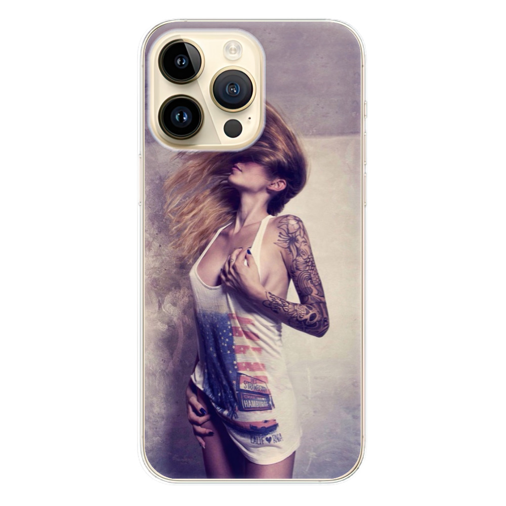 Odolné silikonové pouzdro iSaprio - Girl 01 - iPhone 14 Pro Max