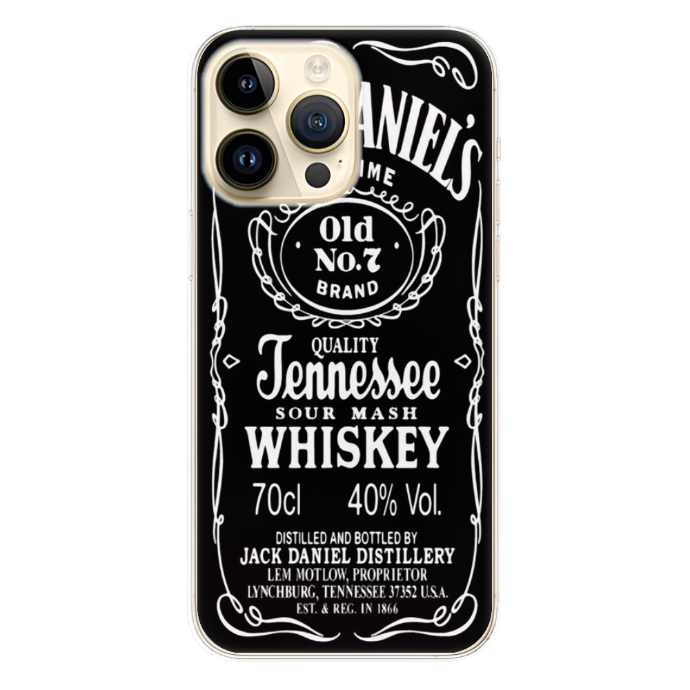 Odolné silikonové pouzdro iSaprio - Jack Daniels - iPhone 14 Pro Max