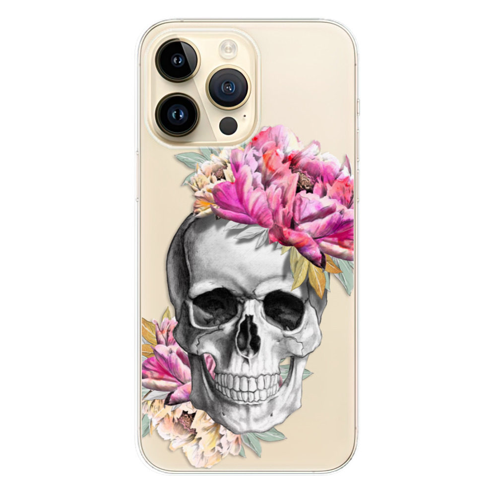 Odolné silikonové pouzdro iSaprio - Pretty Skull - iPhone 14 Pro Max