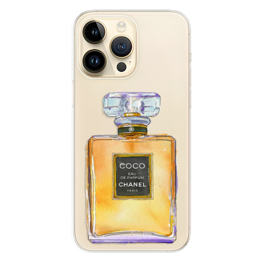 Odolné silikonové pouzdro iSaprio - Chanel Gold - iPhone 14 Pro Max
