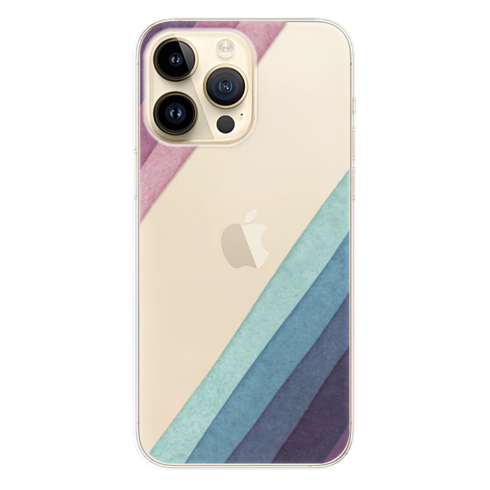 Odolné silikonové pouzdro iSaprio - Glitter Stripes 01 - iPhone 14 Pro Max