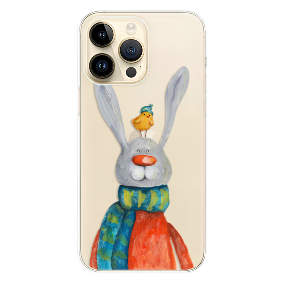 Odolné silikonové pouzdro iSaprio - Rabbit And Bird - iPhone 14 Pro Max