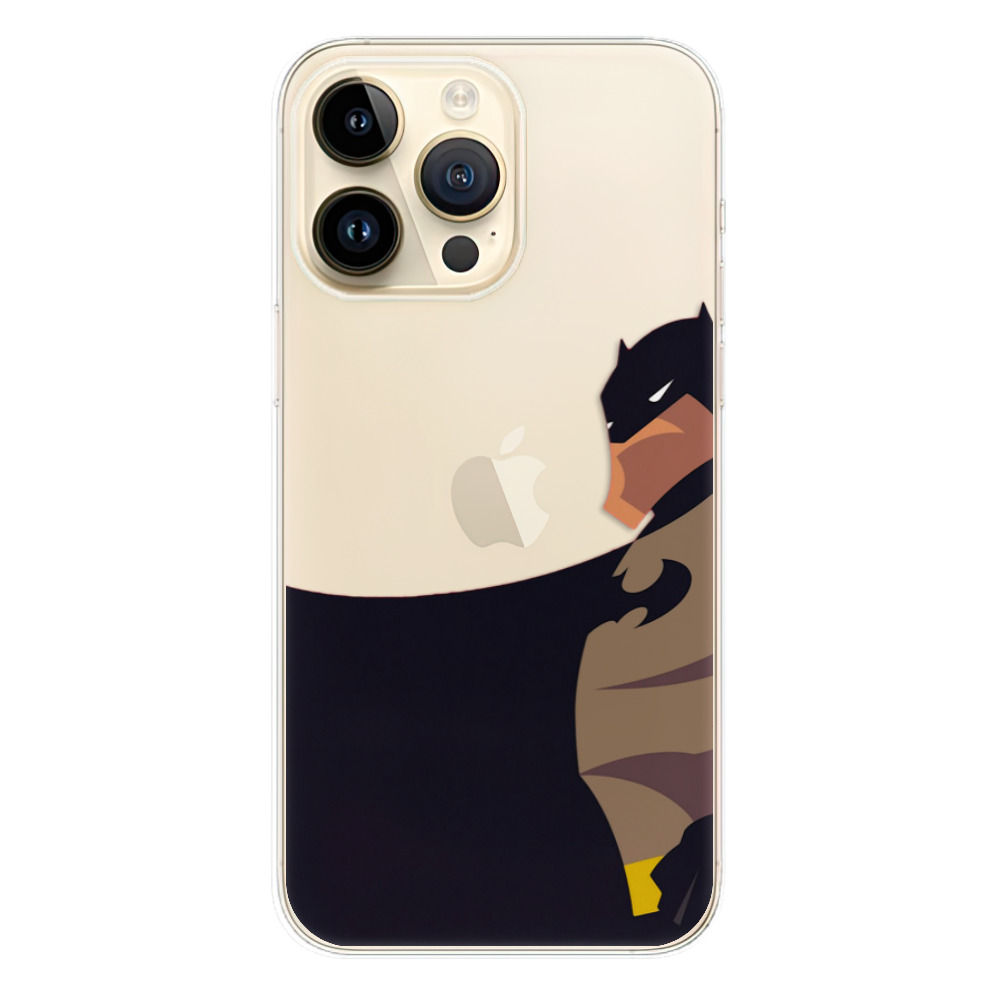 Odolné silikonové pouzdro iSaprio - BaT Comics - iPhone 14 Pro Max