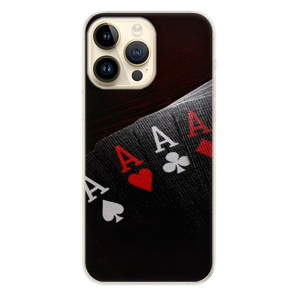 Odolné silikonové pouzdro iSaprio - Poker - iPhone 14 Pro Max