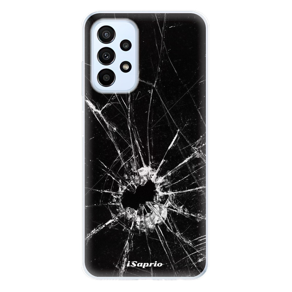 Odolné silikonové pouzdro iSaprio - Broken Glass 10 - Samsung Galaxy A23 / A23 5G