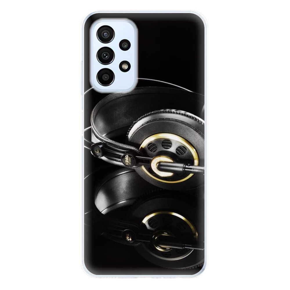 Odolné silikonové pouzdro iSaprio - Headphones 02 - Samsung Galaxy A23 / A23 5G