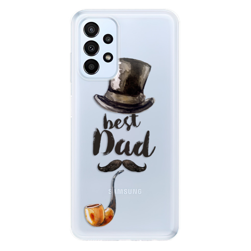 Odolné silikonové pouzdro iSaprio - Best Dad - Samsung Galaxy A23 / A23 5G