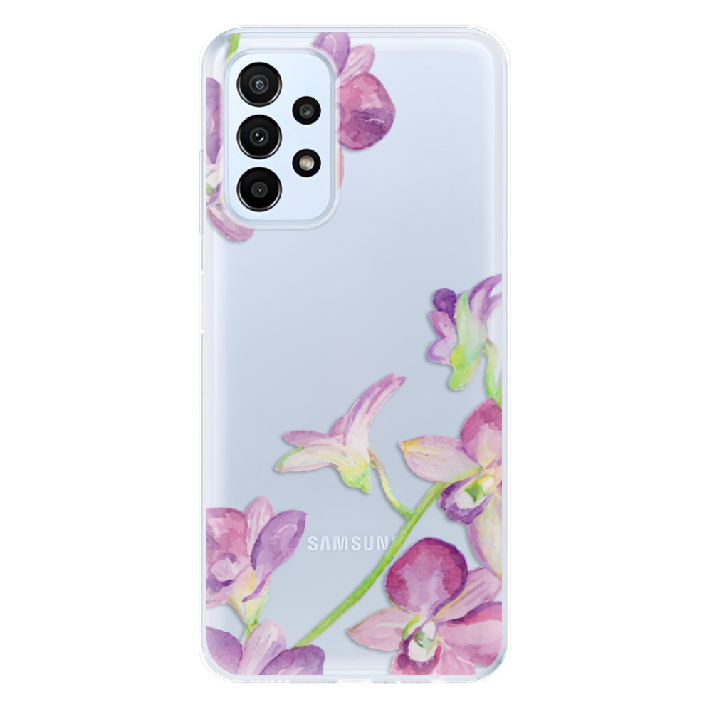Odolné silikonové pouzdro iSaprio - Purple Orchid - Samsung Galaxy A23 / A23 5G