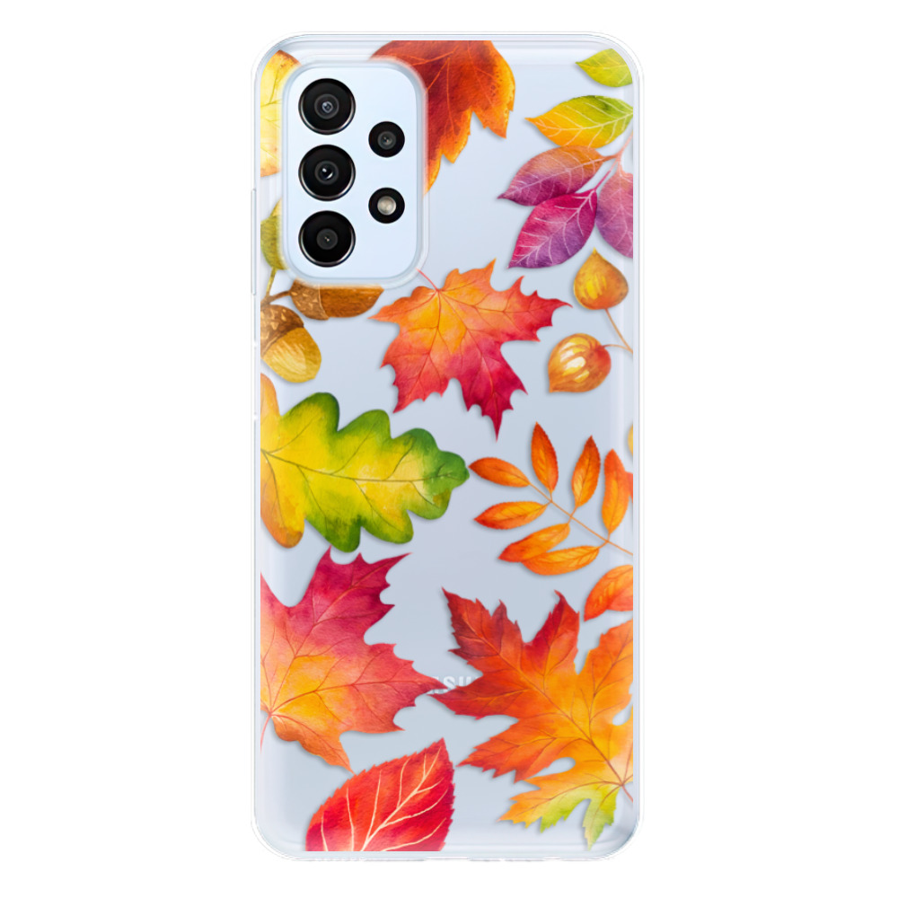 Odolné silikonové pouzdro iSaprio - Autumn Leaves 01 - Samsung Galaxy A23 / A23 5G