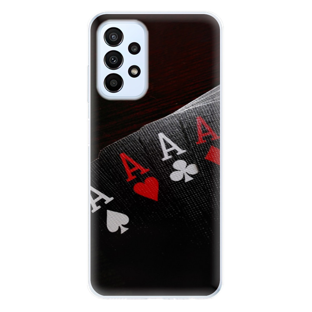 Odolné silikonové pouzdro iSaprio - Poker - Samsung Galaxy A23 / A23 5G