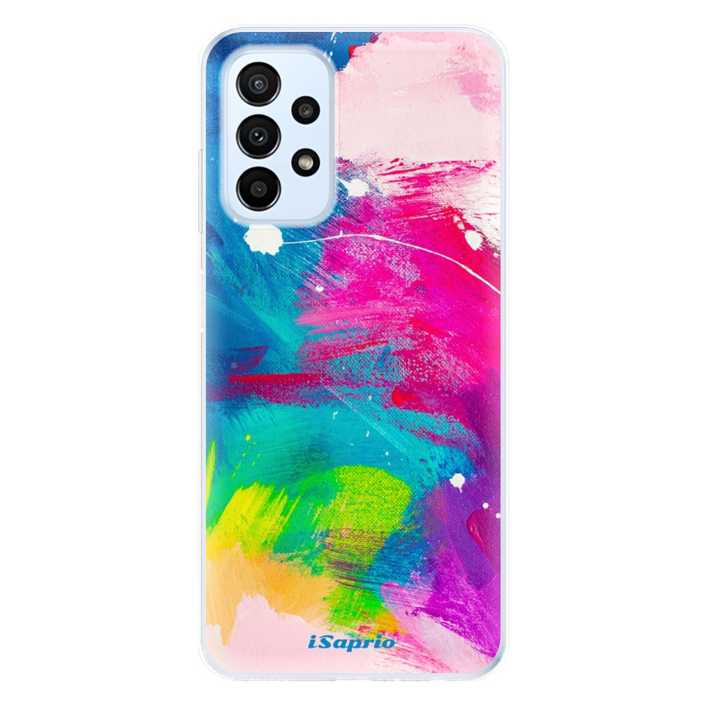 Odolné silikonové pouzdro iSaprio - Abstract Paint 03 - Samsung Galaxy A23 / A23 5G
