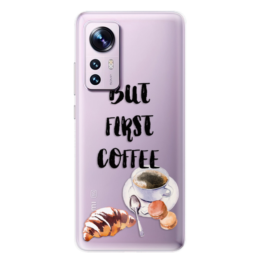 Odolné silikonové pouzdro iSaprio - First Coffee - Xiaomi 12 / 12X