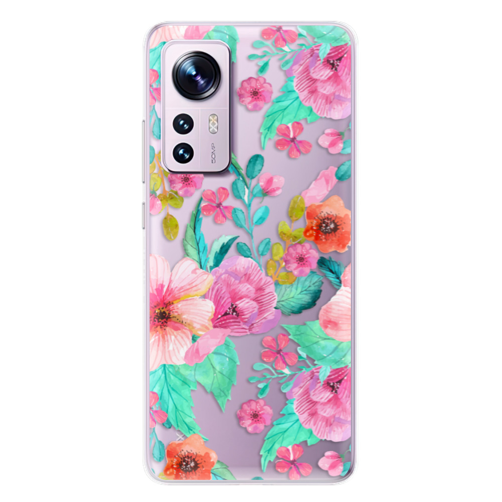 Odolné silikonové pouzdro iSaprio - Flower Pattern 01 - Xiaomi 12 / 12X