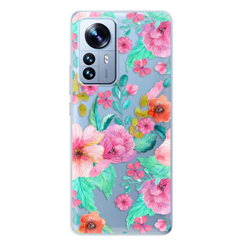 Odolné silikonové pouzdro iSaprio - Flower Pattern 01 - Xiaomi 12 Pro