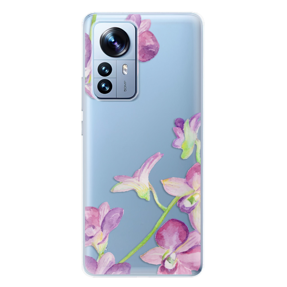 Odolné silikonové pouzdro iSaprio - Purple Orchid - Xiaomi 12 Pro