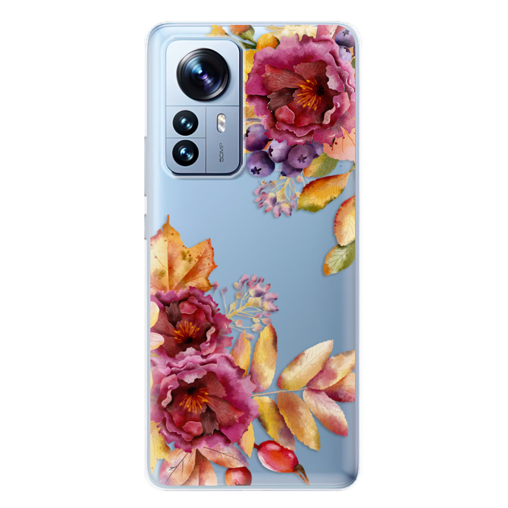 Odolné silikonové pouzdro iSaprio - Fall Flowers - Xiaomi 12 Pro