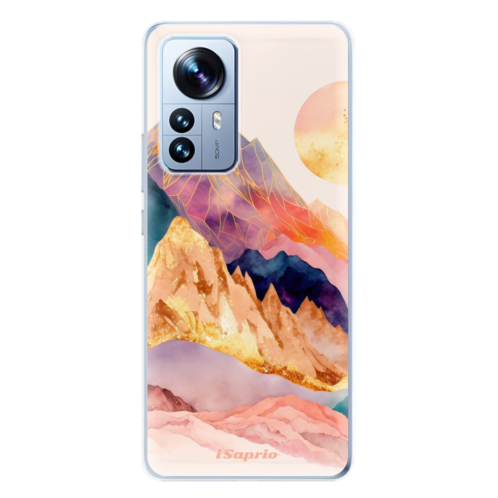 Odolné silikonové pouzdro iSaprio - Abstract Mountains - Xiaomi 12 Pro