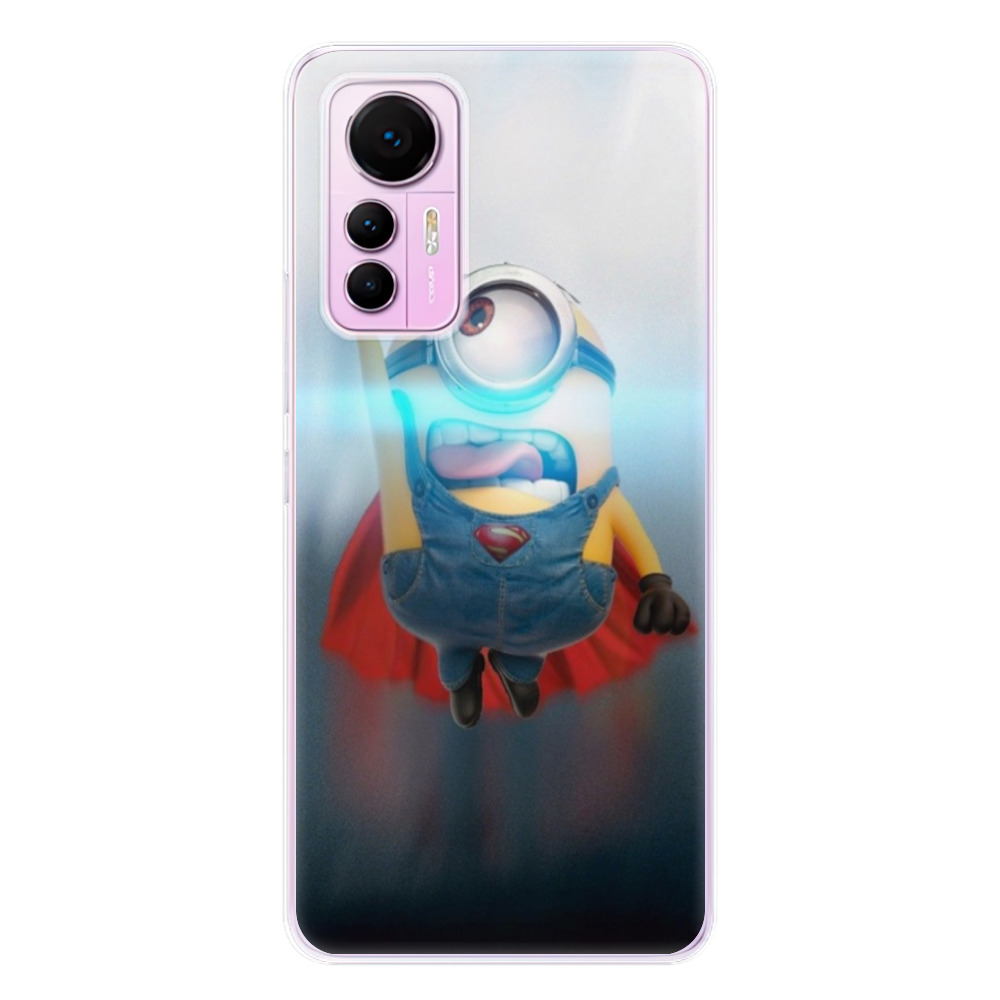 Odolné silikonové pouzdro iSaprio - Mimons Superman 02 - Xiaomi 12 Lite