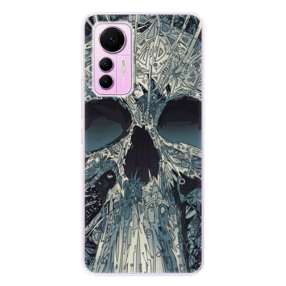 Odolné silikonové pouzdro iSaprio - Abstract Skull - Xiaomi 12 Lite
