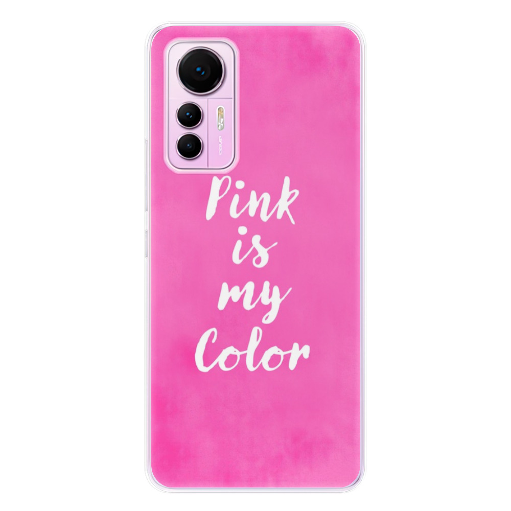 Odolné silikonové pouzdro iSaprio - Pink is my color - Xiaomi 12 Lite