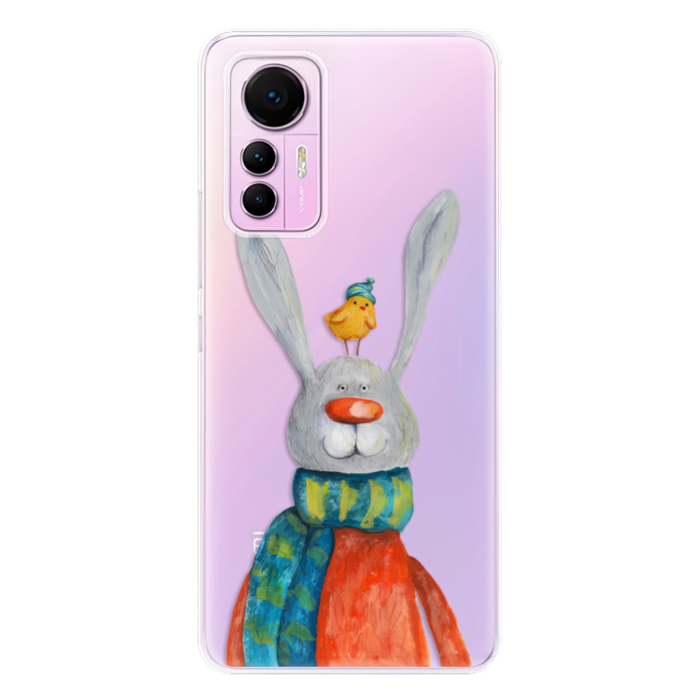 Odolné silikonové pouzdro iSaprio - Rabbit And Bird - Xiaomi 12 Lite