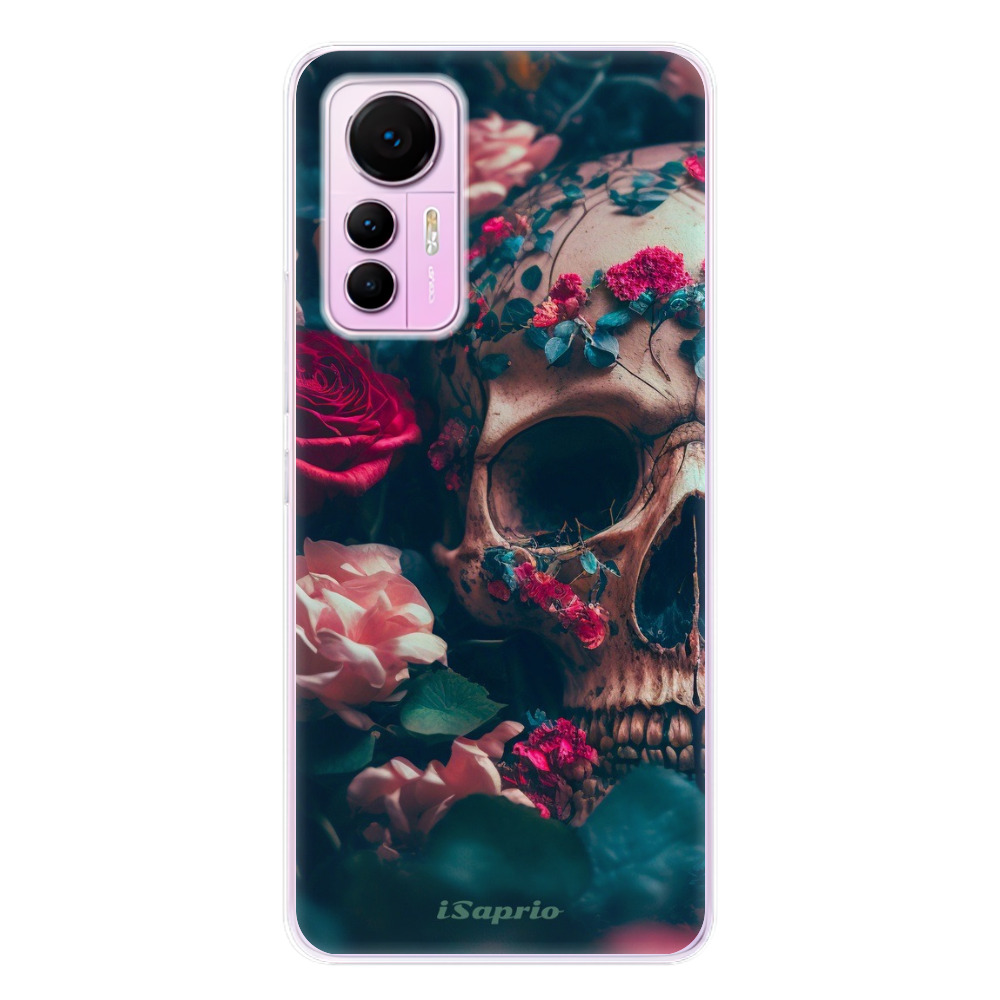 Odolné silikonové pouzdro iSaprio - Skull in Roses - Xiaomi 12 Lite