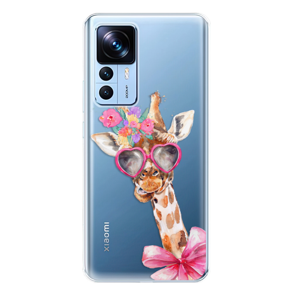 Odolné silikonové pouzdro iSaprio - Lady Giraffe - Xiaomi 12T / 12T Pro