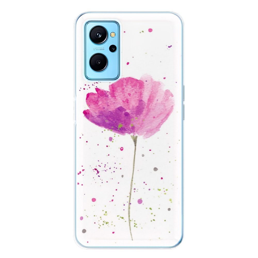 Odolné silikonové pouzdro iSaprio - Poppies - Realme 9i