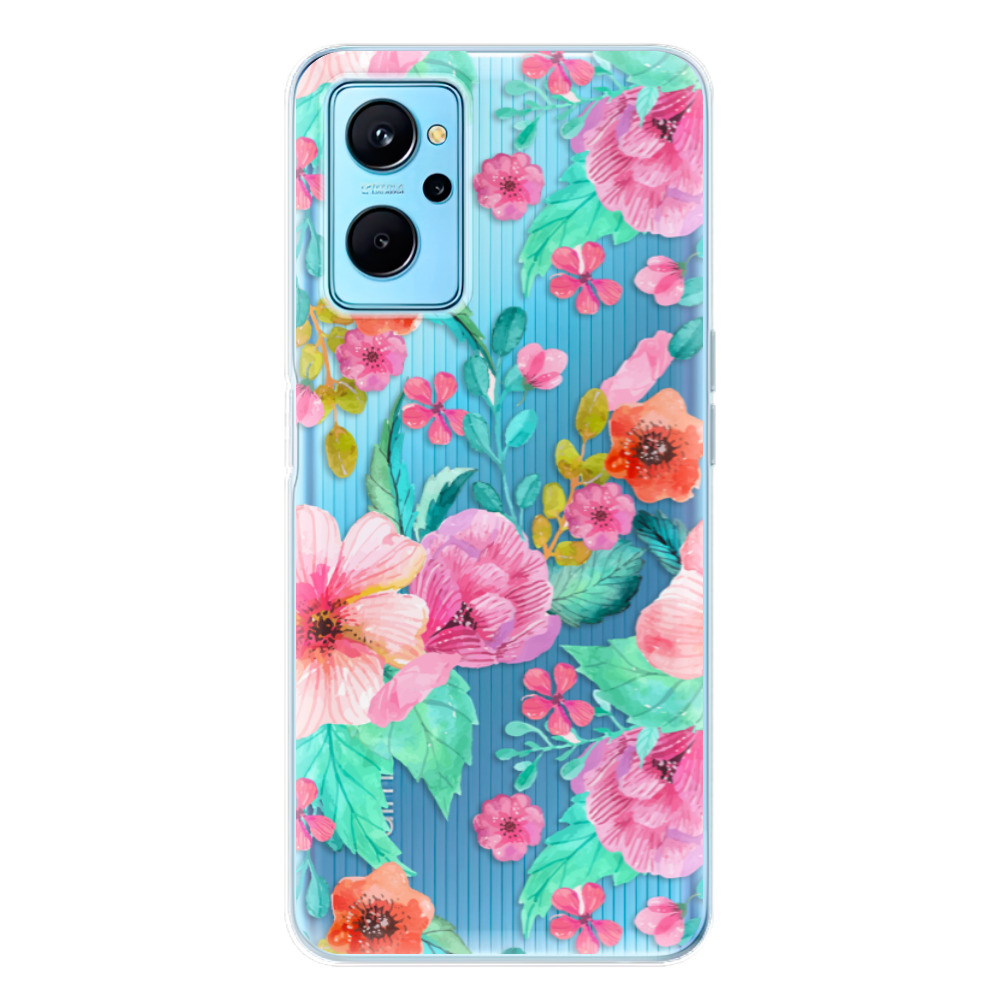 Odolné silikonové pouzdro iSaprio - Flower Pattern 01 - Realme 9i