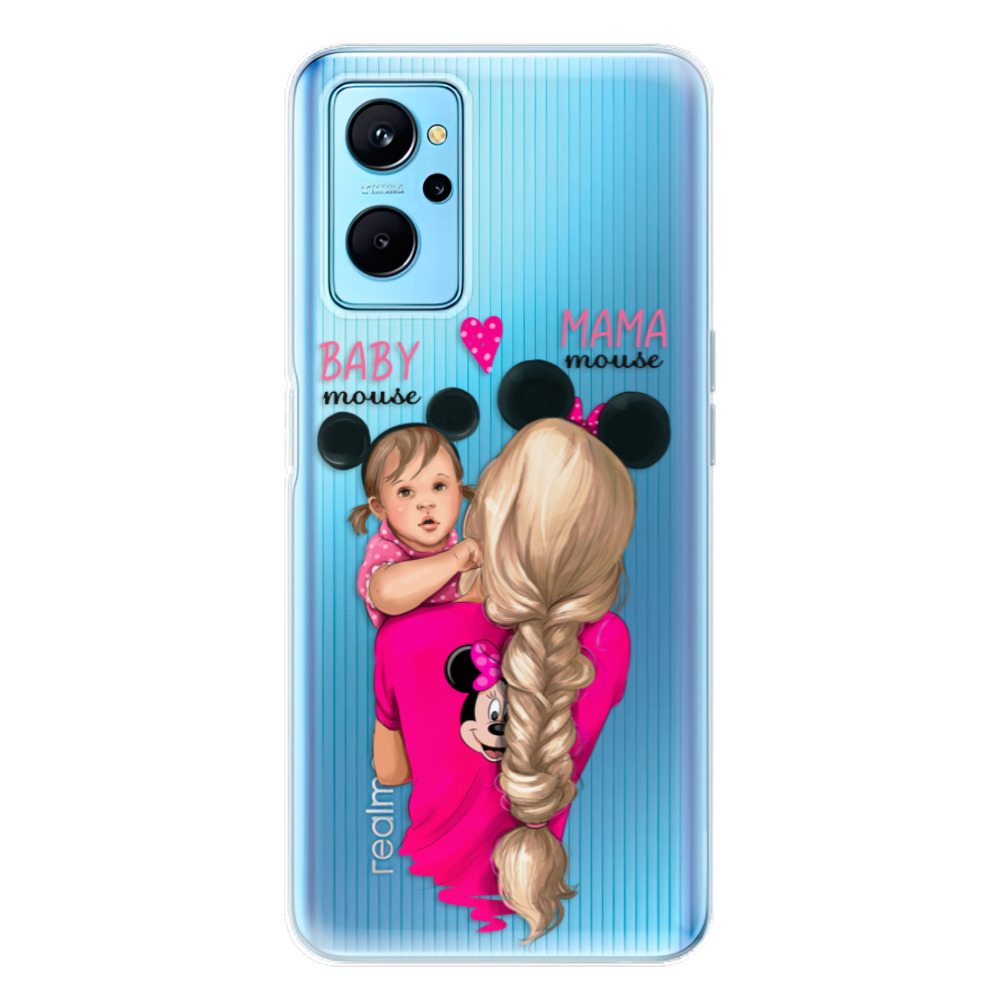 Odolné silikonové pouzdro iSaprio - Mama Mouse Blond and Girl - Realme 9i