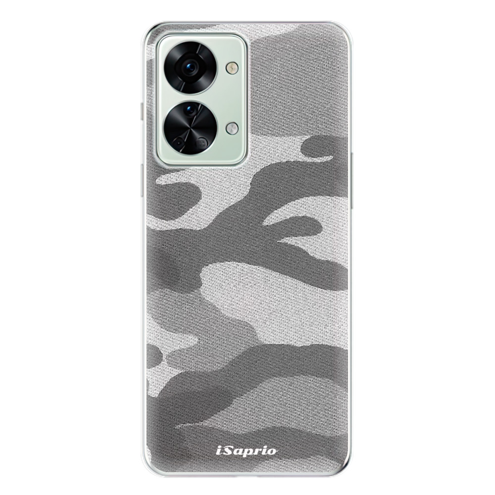 Odolné silikonové pouzdro iSaprio - Gray Camuflage 02 - OnePlus Nord 2T 5G